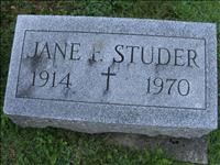 Studer, Jane F